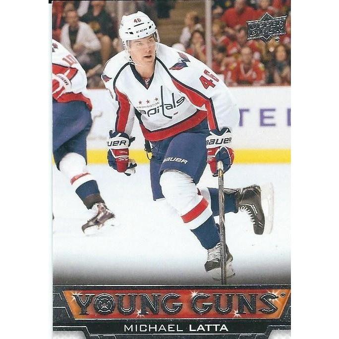 2013-14 Upper Deck Michael Latta Young Guns Rookie #213 WSH