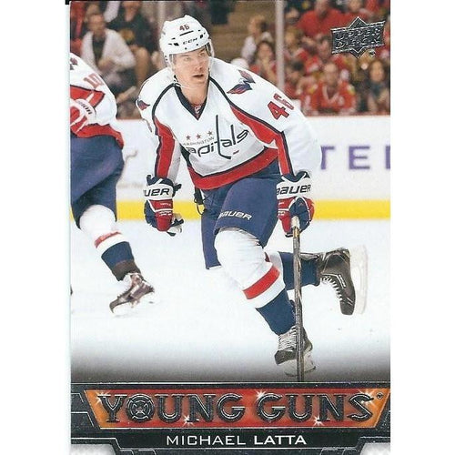 2013-14 Upper Deck Michael Latta Young Guns Rookie #213 WSH