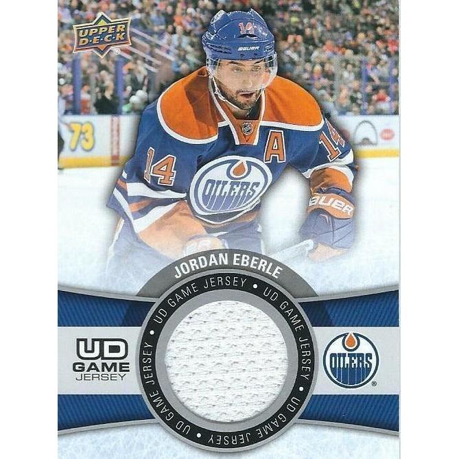 2015-16 Upper Deck Jordan Eberle Game Jersey BB EDM