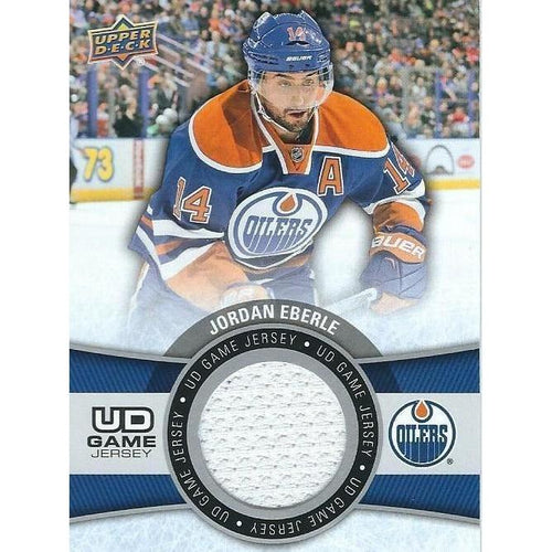 2015-16 Upper Deck Jordan Eberle Game Jersey BB EDM