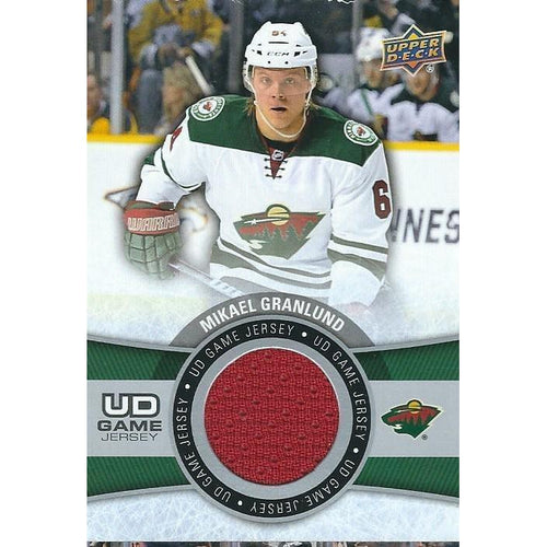 2015-16 Upper Deck Mikael Granlund Game Jersey BB MIN