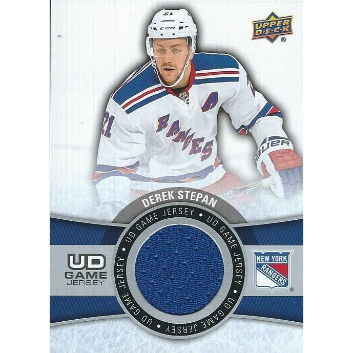 2015-16 Upper Deck Derek Stepan Game Jersey BB NYR