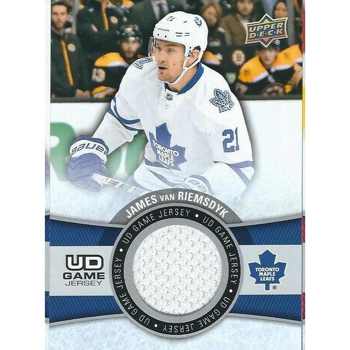 2015-16 Upper Deck James van Riemsdyk Game Jersey BB TOR