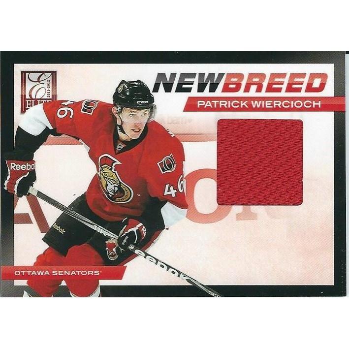 2011-12 Panini Donruss Elite Patrick Wiercioch New Breed Rookie Jersey BB OTT