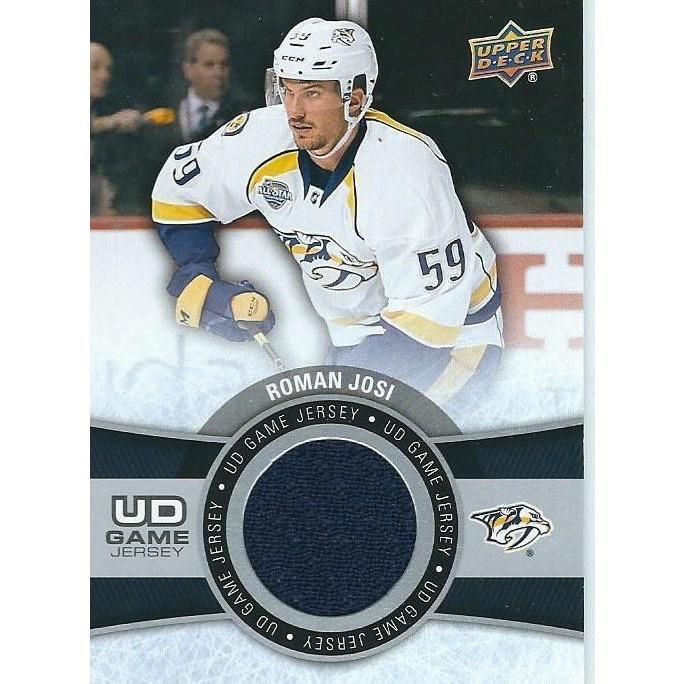 2015-16 Upper Deck Roman Josi Game Jersey BB NSH