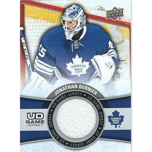 2015-16 Upper Deck Jonathan Bernier Game Jersey BB TOR