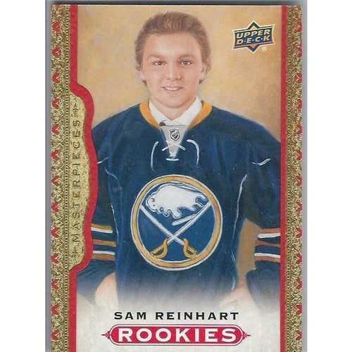 2014-15 Upper Deck Masterpieces Sam Reinhart Red Cloth Rookie /100 BUF