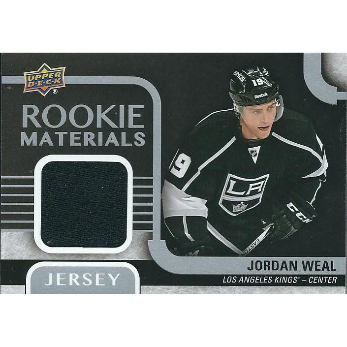 2015-16 Upper Deck Jordan Weal Rookie Materials Jersey BB LAK