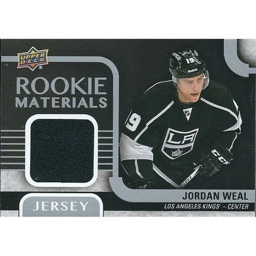 2015-16 Upper Deck Jordan Weal Rookie Materials Jersey BB LAK