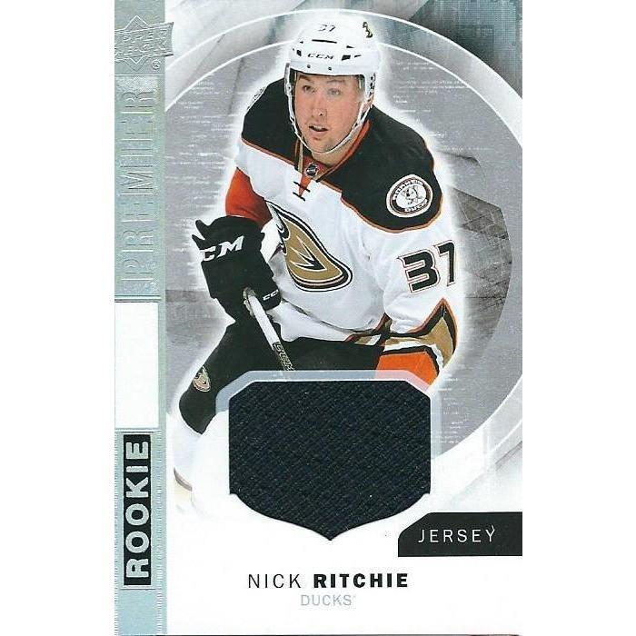 2015-16 Upper Deck Premier Nick Ritchie Rookie Jersey BB ANA