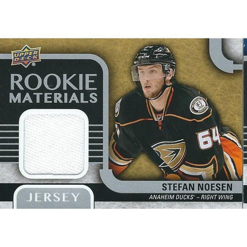 2015-16 Upper Deck Stefan Noesen Rookie Materials Jersey BB ANA