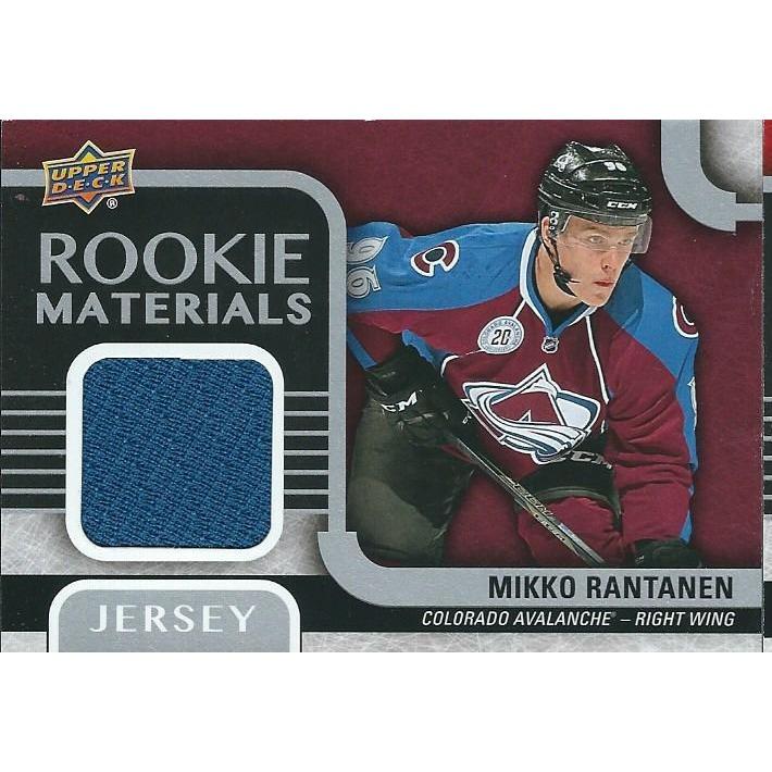2015-16 Upper Deck Mikko Rantanen Rookie Materials Jersey BB COL