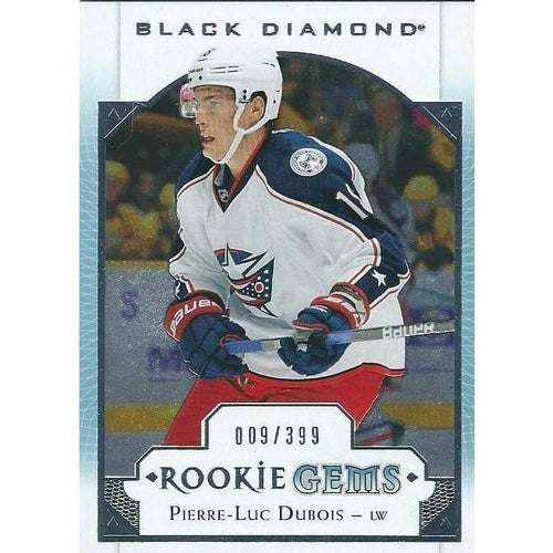 2017-18 Upper Deck Black Diamond Pierre-Luc Dubois Rookie Gems /399 CLB