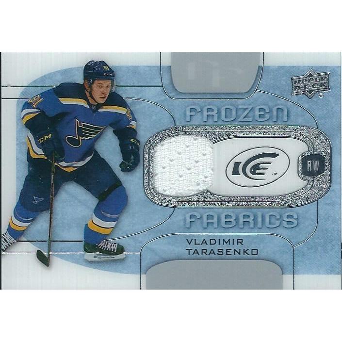 2015-16 Upper Deck Ice Valdimir Tarasenko Frozen Fabrics Jersey BB STL