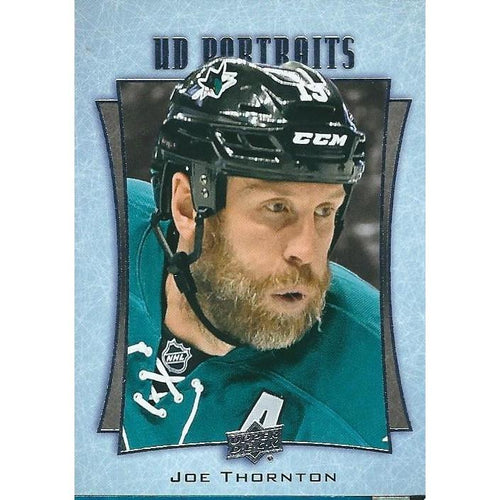 2016-17 Upper Deck Joe Thornton Portraits SJS