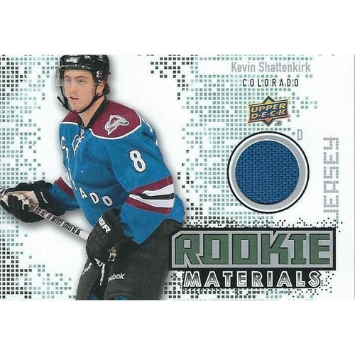 2010-11 Upper Deck Kevin Shattenkirk Rookie Materials Jersey BB WSH