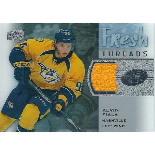 2015-16 Upper Deck Ice Kevin Fiala Fresh Threads Rookie Jersey BB NSH