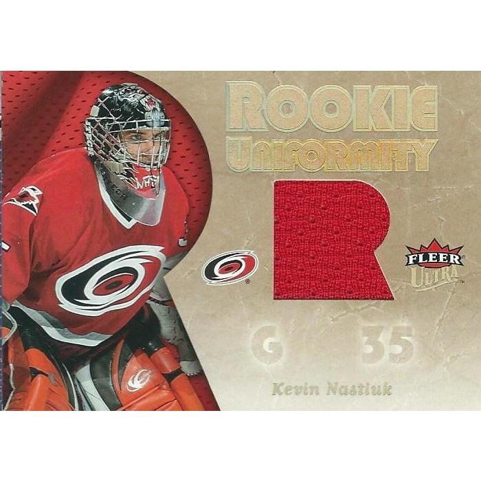 2005-06 Upper Deck Fleer Ultra Kevin Nastiuk Rookie Uniformity Jersey BB CAR