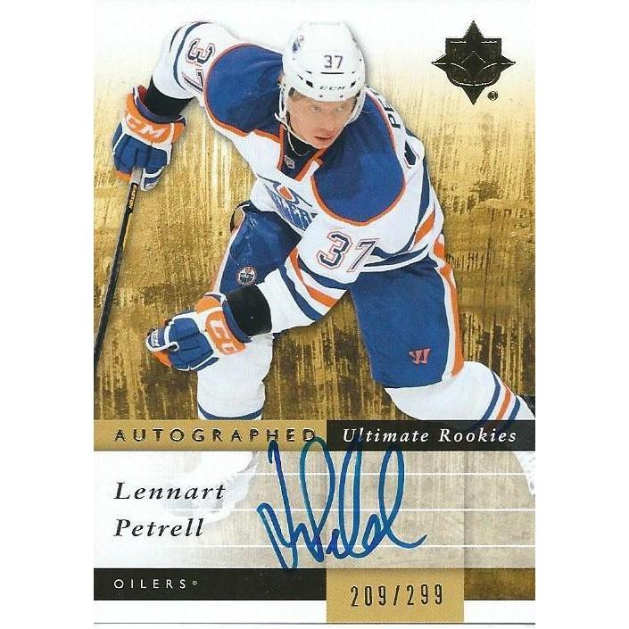 2011-12 Upper Deck Ultimate Collection Lennart Petrell Rookie Autograph /299 BB EDM