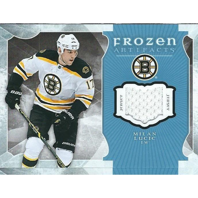2015-16 Upper Deck Artifacts Milan Lucic Frozen Artifacts Jersey BB BOS