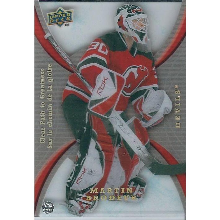 2008-09 Upper Deck McDonalds Martin Brodeur Clear Path to Greatness SP NJD