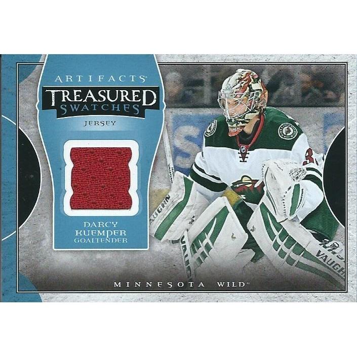 2015-16 Upper Deck Artifacts Darcy Kuemper Treasured Swatches Jersey BB MIN