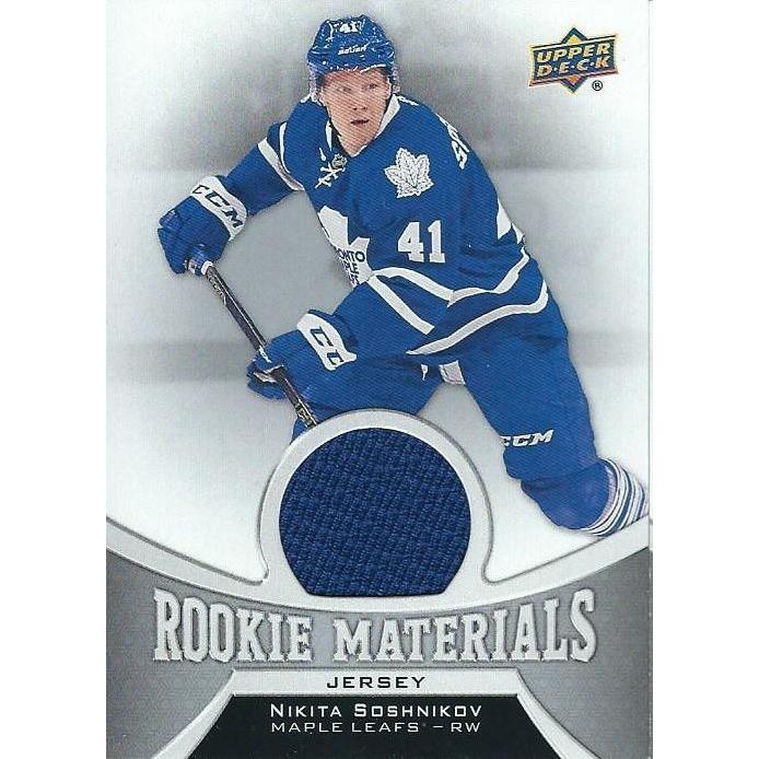 2016-17 Upper Deck Nikita Soshnikov Rookie Materials Jersey BB TOR