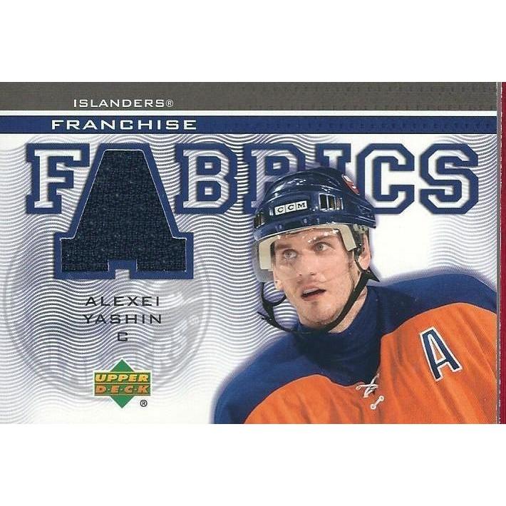 2003-04 Upper Deck Alexei Yashin Franchise Fabrics Jersey BB NYI