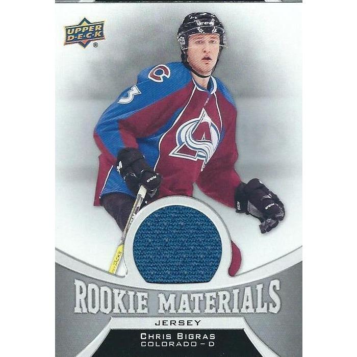2016-17 Upper Deck Chris Bigras Rookie Materials Jersey BB COL
