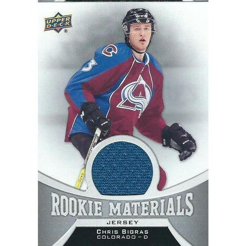 2016-17 Upper Deck Chris Bigras Rookie Materials Jersey BB COL