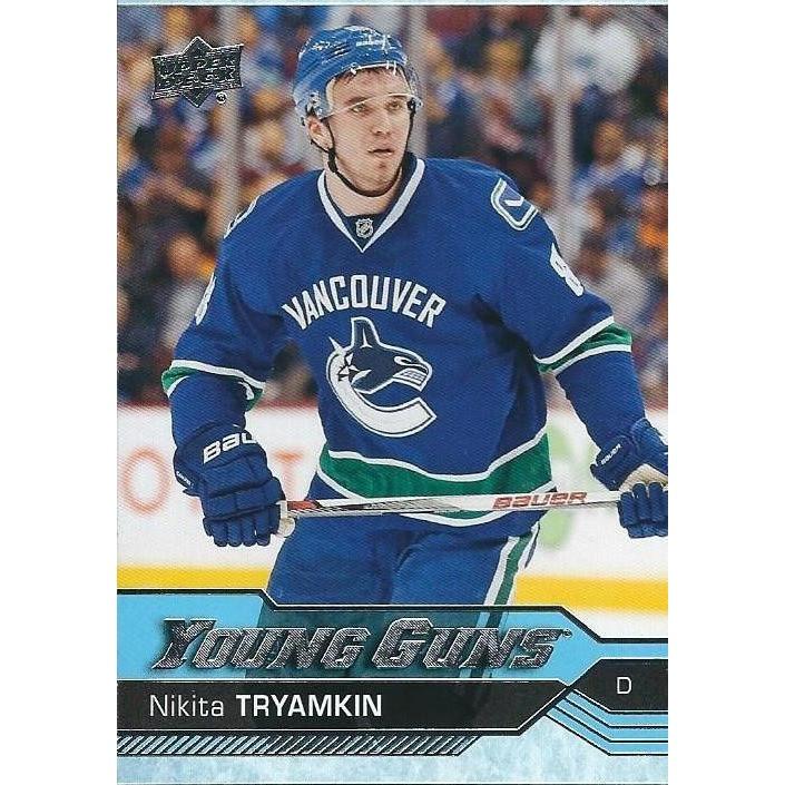 2016-17 Upper Deck Nikita Tryamkin Young Guns Rookie #221 VAN
