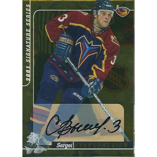 2000-01 BAP Signature Series Sergei Vyshedkevich Gold Autograph BB WPG