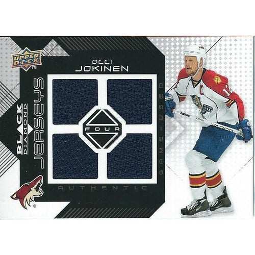 2008-09 Upper Deck Black Diamond Olli Jokinen Quad Jerseys BB FLA
