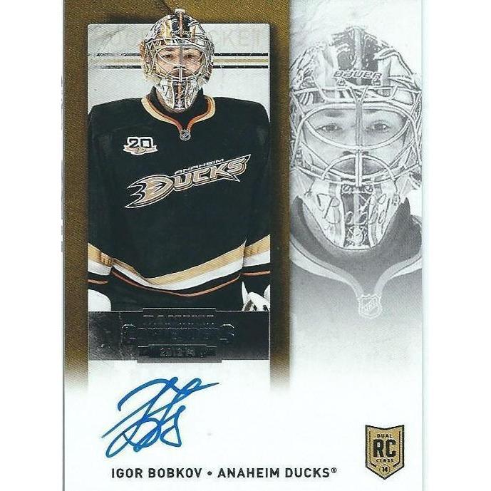 2013-14 Panini Contenders Igor Bobkov Rookie Ticket Autograph BB ANA