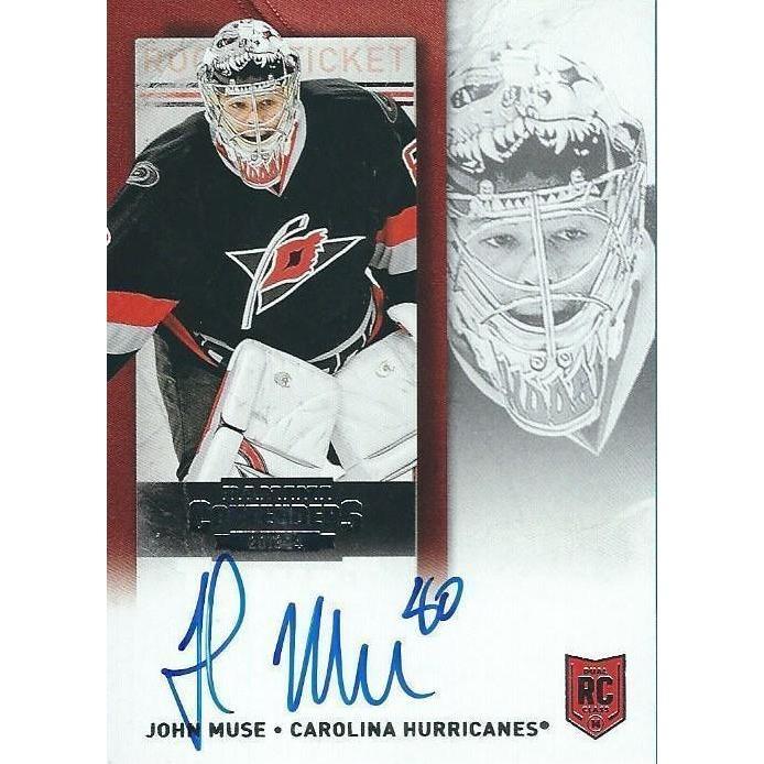 2013-14 Panini Contenders John Muse Rookie Ticket Autograph BB CAR