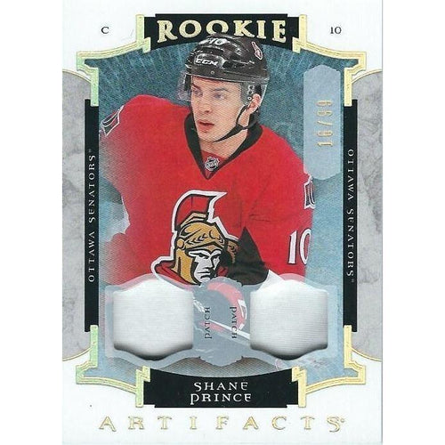 2015-16 Upper Deck Artifacts Shane Prince Rookie Patch Gold /99 OTT