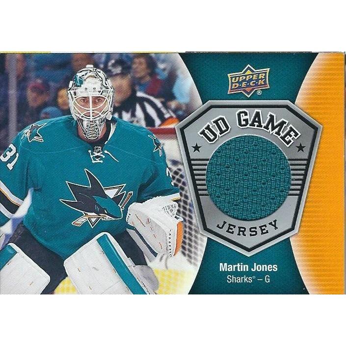 2016-17 Upper Deck Martin Jones Game Jersey BB SJS