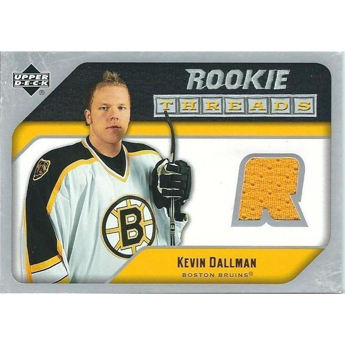 2005-06 Upper Deck Kevin Dallman Rookie Threads Jersey BB BOS