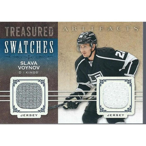 2014-15 Artifacts Slava Voynov Treasured Swatches Jersey BB LAK