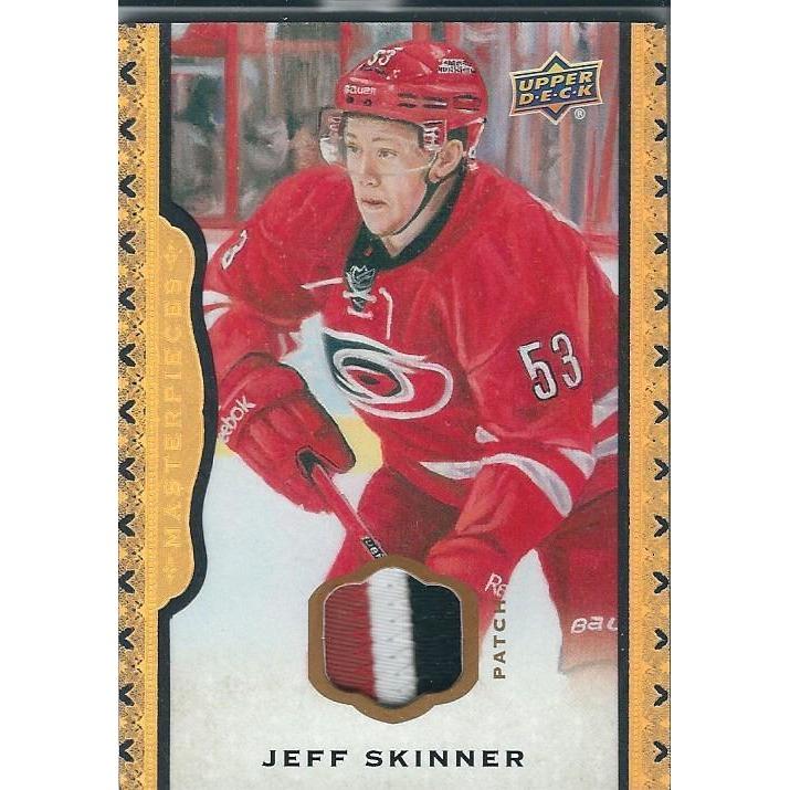 2014-15 Upper Deck Masterpieces Jeff Skinner Patch /35 CAR