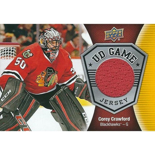 2016-17 Upper Deck Corey Crawford Game Jersey BB CHI