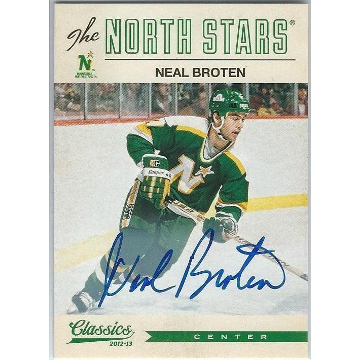 2012-13 Panini Classics Signatures Neal Broten Autograph #91 MIN