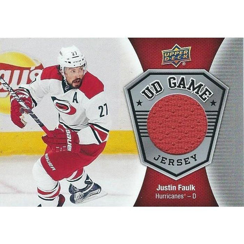 2016-17 Upper Deck Justin Faulk Game Jersey BB CAR