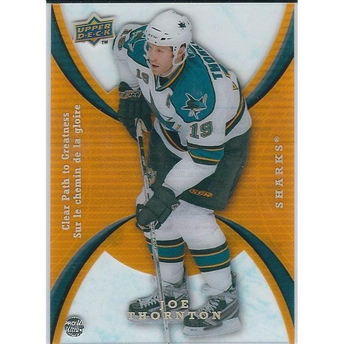 2008-09 Upper Deck McDonalds Joe Thornton Clear Path to Greatness SJS