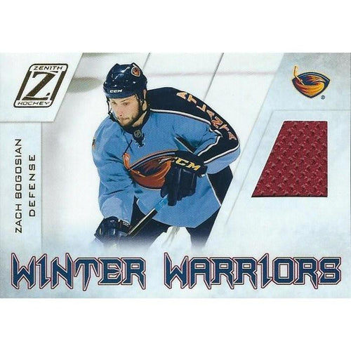 2010-11 Panini Zenith Zach Bogosian Winter Warriors Jersey BB WPG