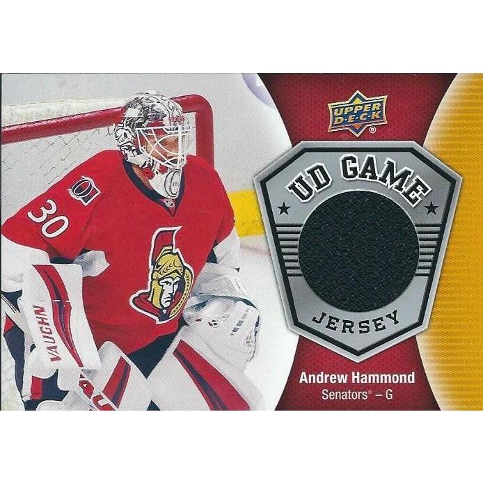2016-17 Upper Deck Andrew Hammond Game Jersey BB OTT