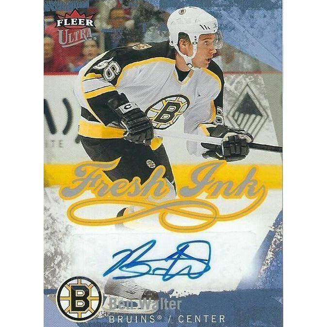 2007-08 Upper Deck Fleer Ultra Ben Walter Fresh Ink Autograph BB BOS