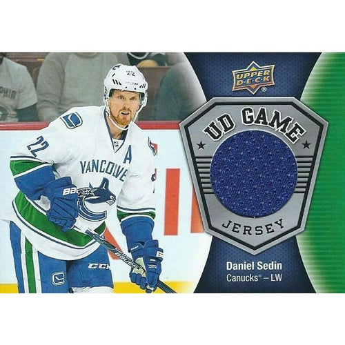 2016-17 Upper Deck Daniel Sedin Game Jersey BB VAN
