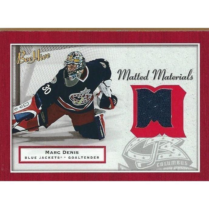 2005-06 Upper Deck Beehive Marc Denis Matted Materials Jersey BB CLB