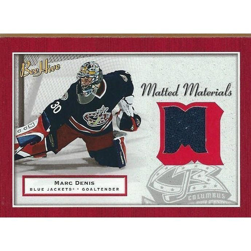 2005-06 Upper Deck Beehive Marc Denis Matted Materials Jersey BB CLB